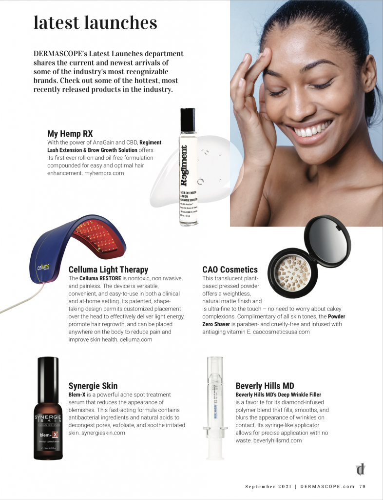 NF Skin Featured on Dermascope Magazine - NF Skin